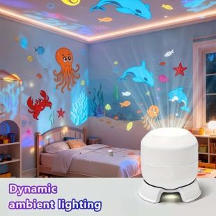 LED Starry Sky Ocean Projection Lamp