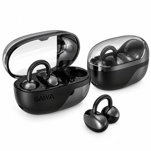Wireless Clip-On Earbuds with Touch Control by Saiya