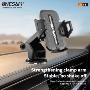 Car Phone Holder with Suction Base and 360 Degree Rotation for 4.7-7 Inch Phones by ONESAM