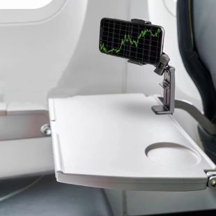 Mobile Phone Holder For Airplane Table and Travel Bag