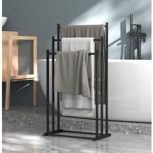 Modern 3-Tier Freestanding Towel and Blanket Rack 25 x 44 x 84cm