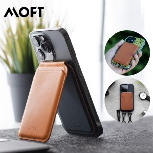 Magnetic Snap Flash Wallet Stand by Moft