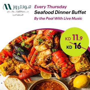 Seafood Dinner Buffet Every Thursday at Montrose Hotel - Free Zone