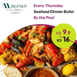 Seafood Dinner Buffet Every Thursday at Montrose Hotel -  Free Zone