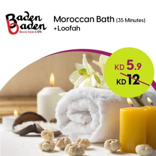 Moroccan Bath (35 Minutes) + Lifah at Baden Baden Beauty Salon & Spa