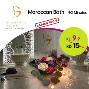 40-min Moroccan Bath at Geisha Spa – Bneid Al Gar Branch
