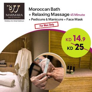 Full Relaxation & Beauty Package at Marmara &ndash; Holiday Inn Salmiya