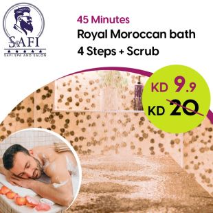 Royal Moroccan Bath 45 Minutes 4 Steps + Scrub at Safi Spa & Salon