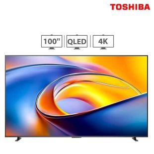 تلفزيون ذكي QLED مقاس 100 بوصة بمعدل تحديث 120 هرتز من Toshiba