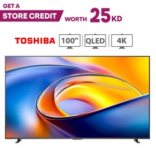 Toshiba 100-inch QLED Smart TV with 120Hz Refresh Rate + 25KD Store Credit