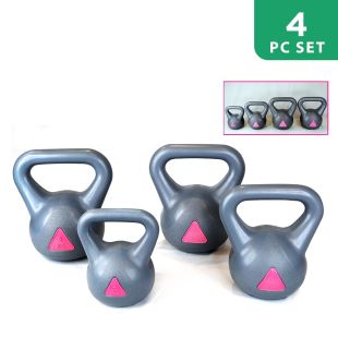 Set of 4 Weight Kettle-Bell Arm Muscles Training Tool 2+4+6+8 KG