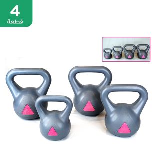 مجموعة من 4 أدوات تدريب عضلات الذراع اوزان 2 + 4 + 6 + 8 كجم