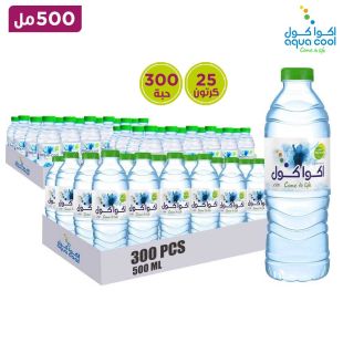 أكوا كول - مياه 12 × 500 مل (25 كرتونة)
