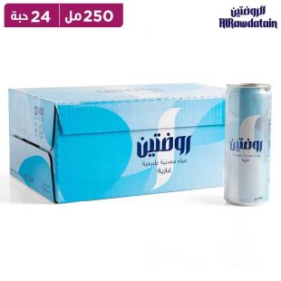 مياه روداتين الطبيعية الفوارة، عبوة من 24 علبة × 250 مل