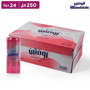 مياه روداتين الفوارة الطبيعية بنكهة الفراولة، 24 عبوة × 250 مل