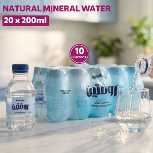 Natural Mineral Water 20 x 200ml (10 Cartons) by Rawdatain