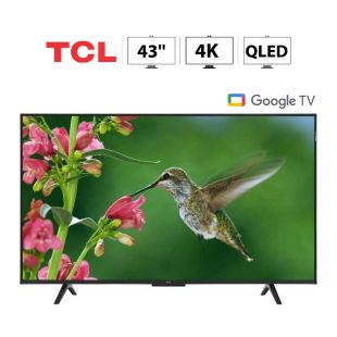 تلفزيون Google ذكي 43 بوصة QLED بدقة 4K من TCL