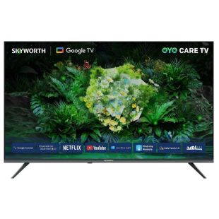 50-inch UHD Google TV with Free Wall Bracket & RGB Light by Skyworth