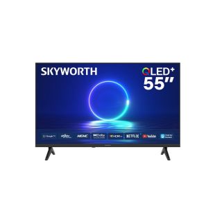 تلفزيون أندرويد ذكي مقاس 55 بوصة QLED UHD-4K من Skyworth
