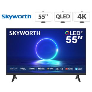 تلفزيون أندرويد ذكي مقاس 55 بوصة QLED UHD-4K من Skyworth