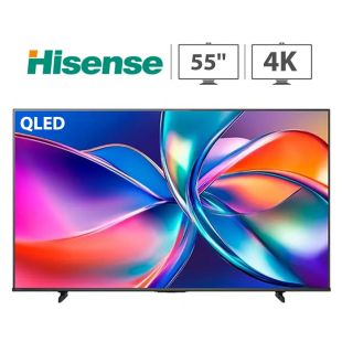 Hisense 55 inch 4K HDR QLED TV - Black