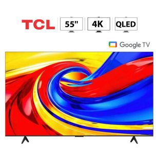 تلفزيون Google ذكي 55 بوصة QLED بدقة 4K UHD من TCL