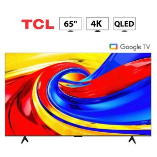 تلفزيون جوجل ذكي 65 بوصة QLED بدقة 4K من TCL