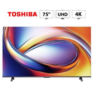 تلفزيون ذكي 75 بوصة LED بدقة 4K UHD من Toshiba
