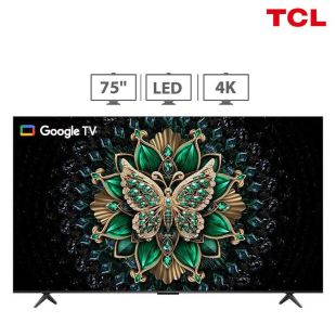 تلفزيون جوجل ذكي 75 بوصة Mini LED بدقة 4K ومعدل تحديث 144 هرتز من TCL