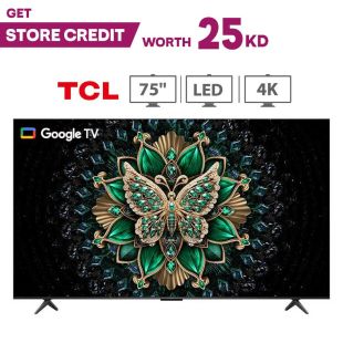TCL 75C6K 75 INCH 4K MINI LED GTV 144 HZ + 25KD Store Credit
