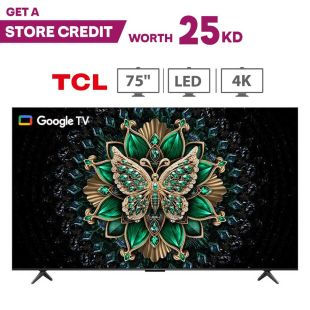TCL 75C6K 75 INCH 4K MINI LED GTV 144 HZ + With 25KD Store Credit