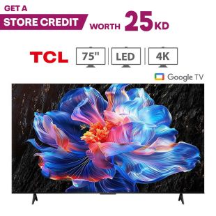 TCL 75P6K 75 INCH 4K LED GOOGLE TV + With 25KD Store Credit