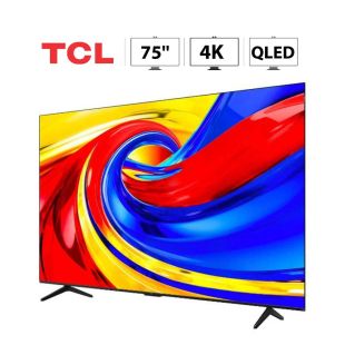 تلفزيون Google ذكي 75 بوصة QLED بدقة 4K من TCL