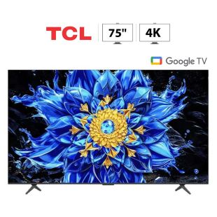 تلفزيون Google ذكي 75 بوصة Mini LED بدقة 4K وتردد 144 هرتز من TCL