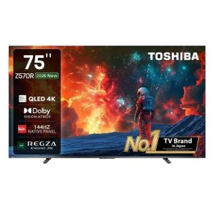 تلفزيون جوجل ذكي 75 بوصة QLED 4K من Toshiba