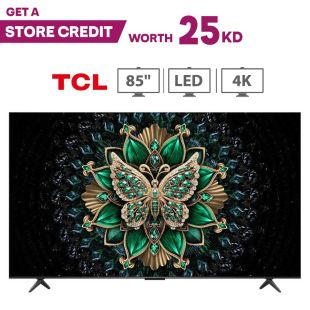 TCL 85-inch 4K Mini LED Google TV with 144Hz Refresh Rate + 25KD Store Credit