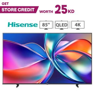 Hisense 85 inch 4K HDR QLED Smart TV + 25KD Store Credit