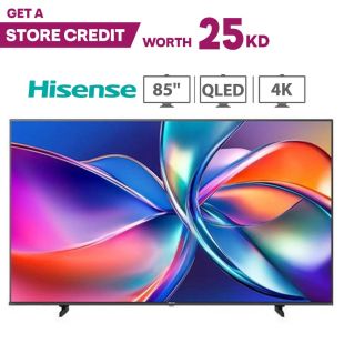 Hisense 85 inch 4K HDR QLED Smart TV + 25KD Store Credit