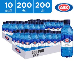 مياه ويلنس من ABC سعة 200 مل - 20 × 10 عبوات