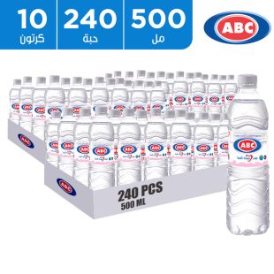 ABCمياه شرب 500 مل - 24 × 10 عبوات