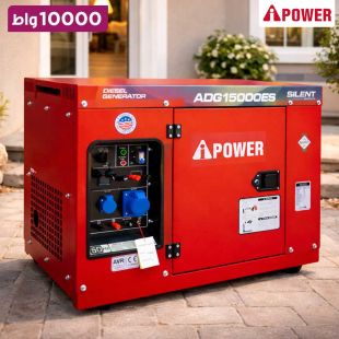 مولد كهرباء ديزل كاتم للصوت 10000 واط من AiPower