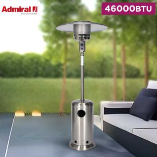 Patio Heater 46000 Btu – Silver by Admiral