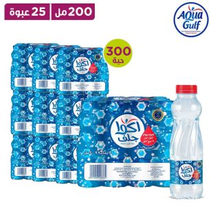 اكوا جلف مياه شرب اكستريم 12 &times; 200 مل (25 كرتون)