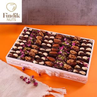 Findik Tray Dates Stuffed With Nuts