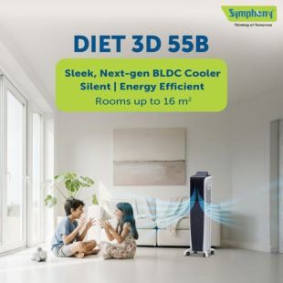 55L 115W 7-Speed BLDC Tower Air Cooler by Symphony