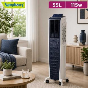 55L 115W 7-Speed BLDC Tower Air Cooler by Symphony