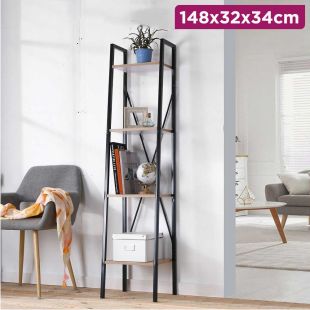 4 Tier Storage Shelf 148 x 32 x 34 cm