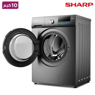 غسالة 10 كجم تحميل أمامي 1200 دورة في الدقيقة من Sharp