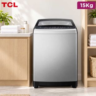 Top Load Washing Machine 15kg with 8 Programs and Magic Filter by TCL