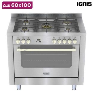 طباخ غاز 5 شعلات 100×60 سم من IGNIS